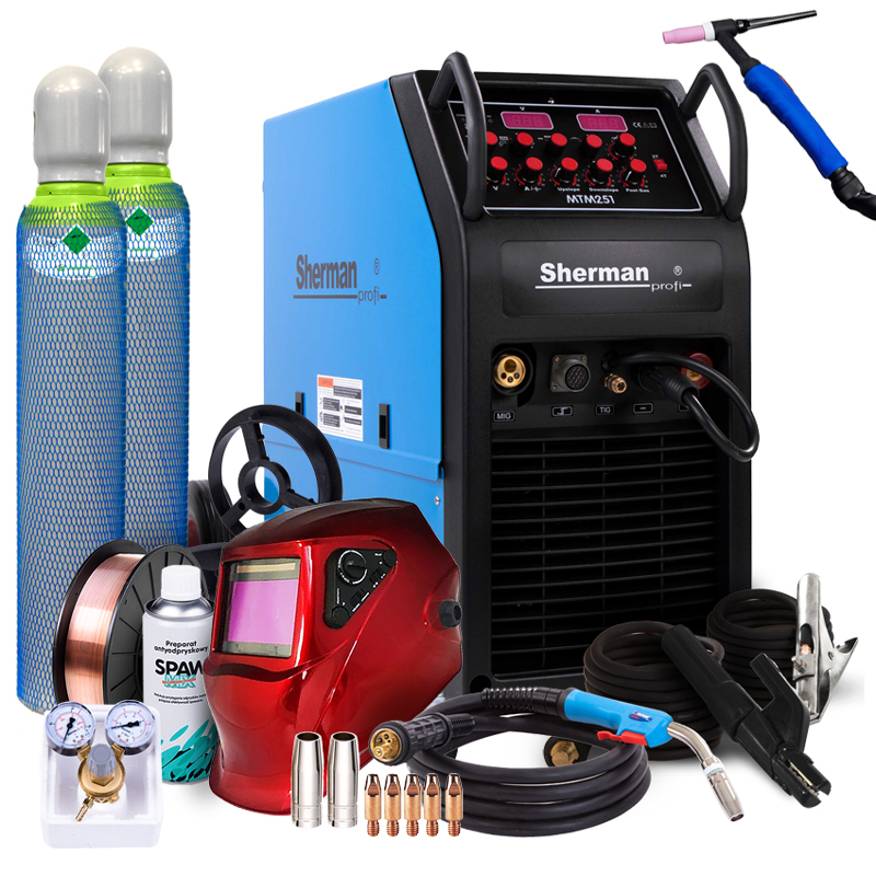 Spawarka Migomat Sherman MTM 251 4R MIG MAG TIG DC